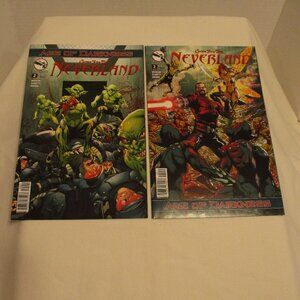 Grimm Fairytales Neverland Medium Black White Graphic Comic Book Bundle